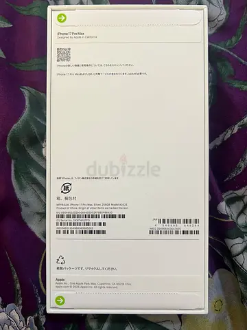 Apple iPhone 17 Pro Max Silver 256GB - New in Box