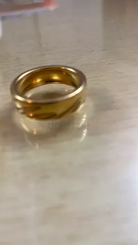 Simple gold band ring — gently used