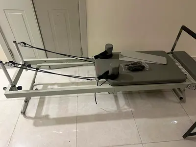 Foldable Pilates Reformer — Full-Body Home Workout