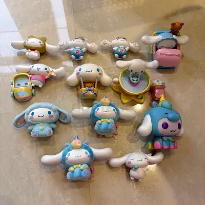 Lot of 13 Sanrio Cinnamoroll collectible figures and toys