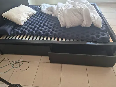 IKEA KING BED FRAME (BLACK)
