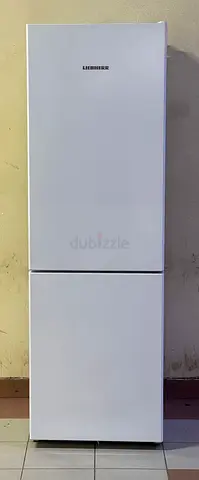 Liebherr freestanding bottom-freezer refrigerator with a clean, minimalist two-door design.