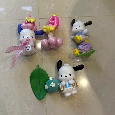 Sanrio Pochacco collectible figures - set of 4