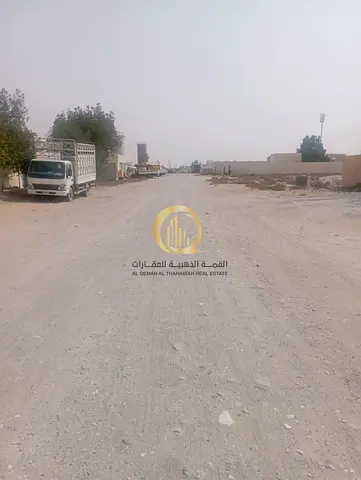Land for sale in Al Sajaa Industrial Area (Sector S), with an area of 10,250 square feet.