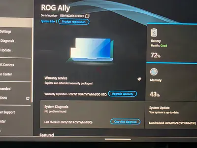 ASUS ROG Ally handheld gaming Pc