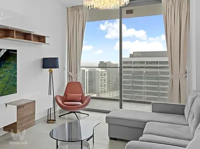 Canal and Skyline View | High Floor | Furnished