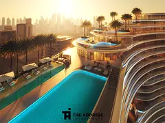 2BR Apartment | Binghatti Aquarise | Furnished | Canal & Skyline Views