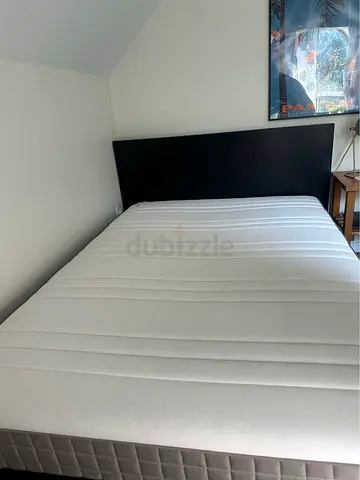 Ikea Double size bed frame with mattress