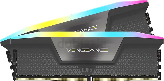Corsair VENGEANCE RGB 64GB (2x32GB) 5600MHZ CL36 DDR5 RAMs