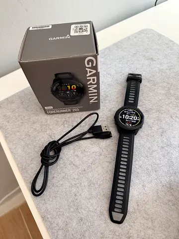 Garmin Forerunner 265 GPS Smartwatch - Black (With Box & Charger)