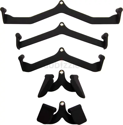 5 Piece MAG Grip Set for Lat Pulldown and Cable Rows