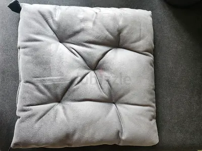 Grey square seat cushion / floor cushion