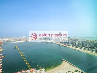 Marina and Palm Views | High Floor | Private Beach
