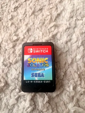 Sonic Colours Ultimate Nintendo Switch Game Cartridge