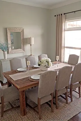 custom made new dining set with warranty | New modern custom made dining table with chairs