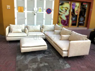 Looking Great Condition IKEA Sodhremn Corner Sofa Beige