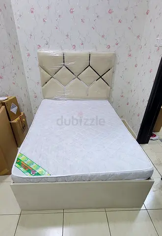 Brand New Velvet Double  Bed With Medical Mattress Available.