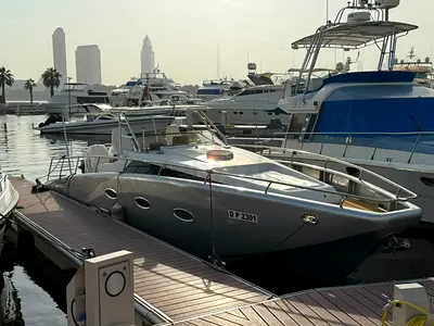 Motor: 36f aluminum ocean yatch