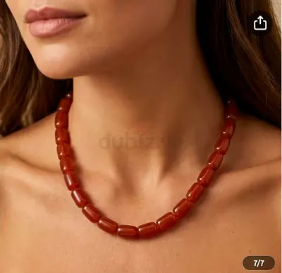 Beautiful Red Agate necklace.