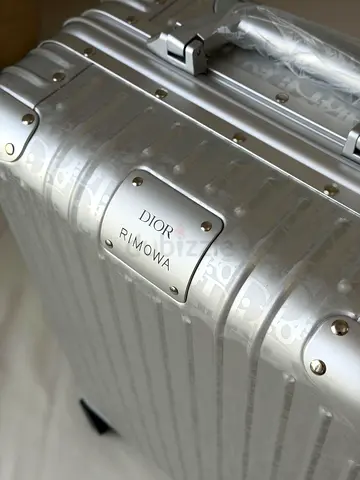 Dior x Rimowa 4-Wheel Aluminum Dior Oblique Suitcase
