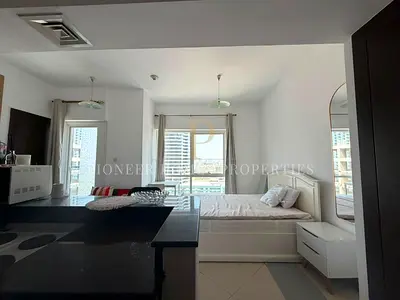 Furnished Studio | With Balcony | Chiller Free| Vacant