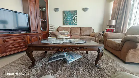 Classic Wooden Carved Coffee Table, and 2 side tables.