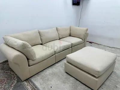 As perfect condition pottery barn modular sofa