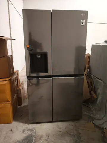 LG Four-Door Refrigerator with Water Dispenser - Stainless Steel