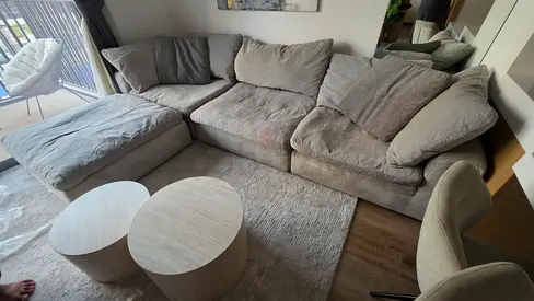 Pan Emirates Feather filled Sofa