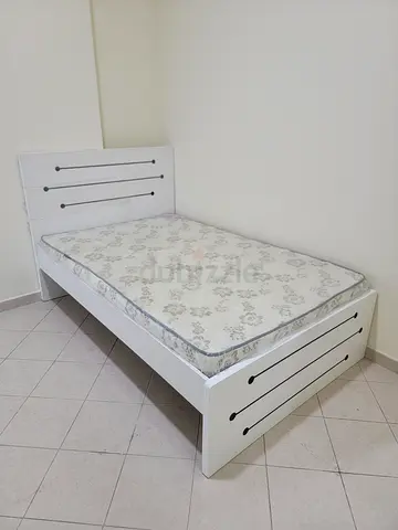 Brand new Twin size mdf bed with medical mattress available.