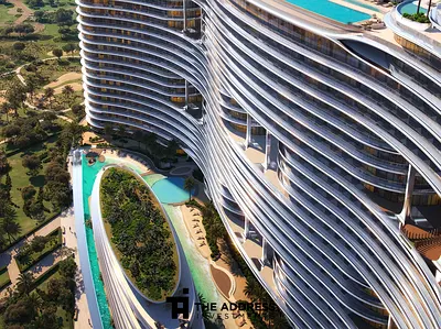 1BR Apartment | Binghatti Aquarise | Furnished | Skyline & Pool Views