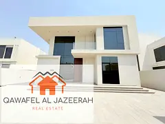 Brand new villa for rent in al warqaa ( 5bedroom + hall + majlas + service block )