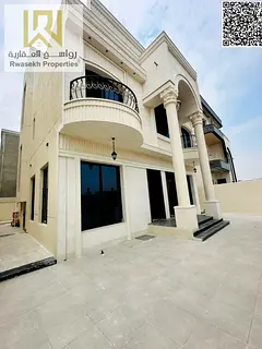 Luxury Classic Villa for Sale in Al Helio 2, Ajman | 6 Master Bedrooms | Rooftop | Fees Included