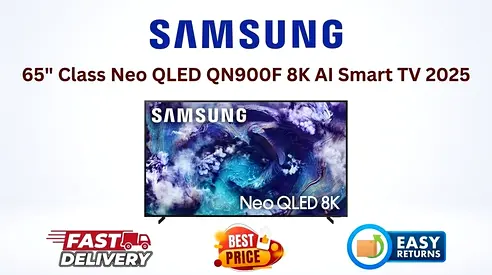 65" QLED TV in Abu Dhabi - Samsung Neo QLED 8K Mini LED AI - Like New, Original Box - FREE DELIVERY