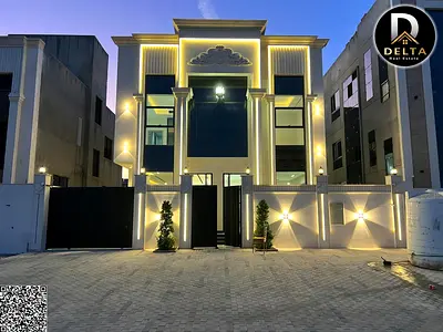 فيلا كلاسيك  طابقين وروف   للبيع ف الحليو – عجمان شامل تسجيل وتملك   تملك حر