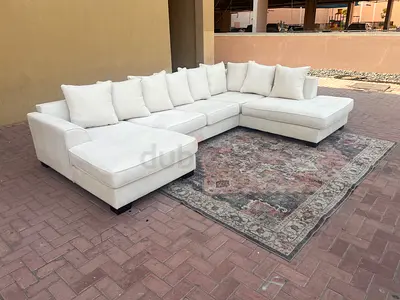 The one Kingston U Shape Sofa Beige Excellent condition