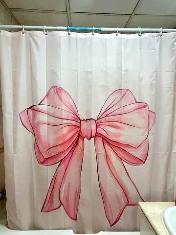 Moving out sale- Bathroom set with curtain rod!