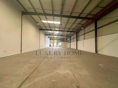 7300/ SQFT WAREHOUSE WITH 300-KW ELECTRICITY IN SAJJA SHARJA