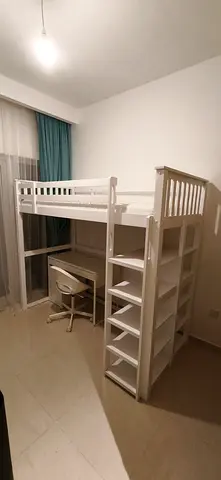 Kids Loft bed with shelves