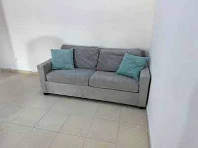 West Elm two seater sofa bed with mattress