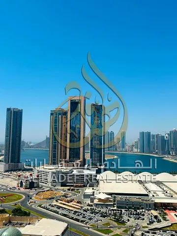 3BR + living in Al Taawun, Sharjah. Balcony, spacious layout, free gym & pool. Family-only tower. AED 68K yearly, 4 payments. Deposit refunded after 3