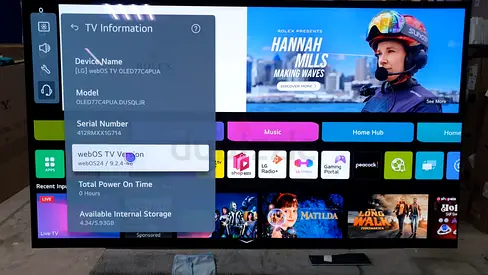 LG 77 Inch TV | C4 Series | OLED 4K UHD Smart TV | 120Hz | Warranty | New | 2024 | 77C4