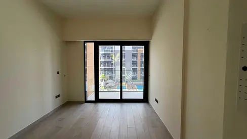 Courtyard View Studio | Azizi Riviera 25 | Balcony Access