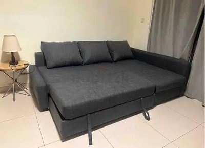Dark Grey Sofa Bed with storage