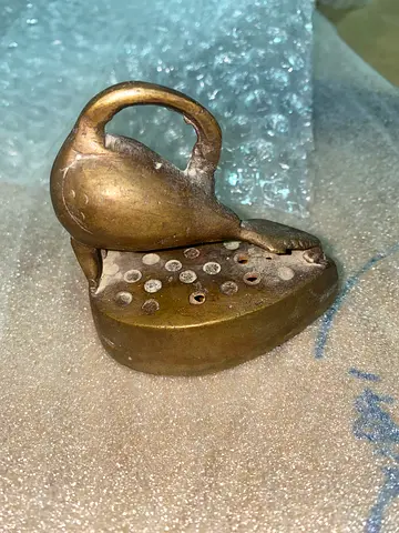 Bird designed antique 8cm height