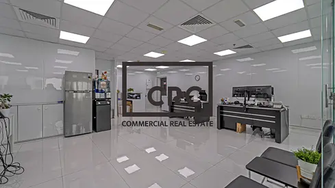 2 Partitions | Furnished Office | Higher Floor