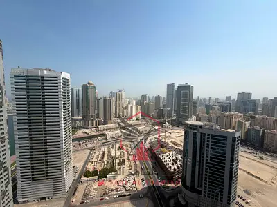باركن مجانا | بلكونه | اطلاله مفتوحه | مساحات كبيرة | موقع حيوي | تسهيلات في الدفع | سهوله الوصول لمخرج دبي