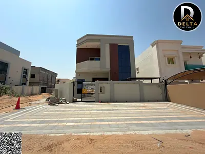 Two-story corner villa for sale in Al Yasmeen, Ajman | 5 master bedrooms | Freehold