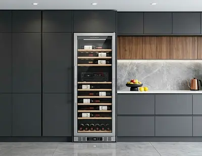 Vestfrost 197-Bottle Wine Refrigerator – Multi-Temperature Beverage Cabinet | Large Capacity