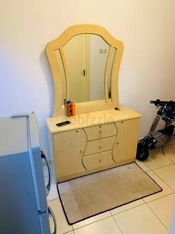 Used wooden full bedroom set